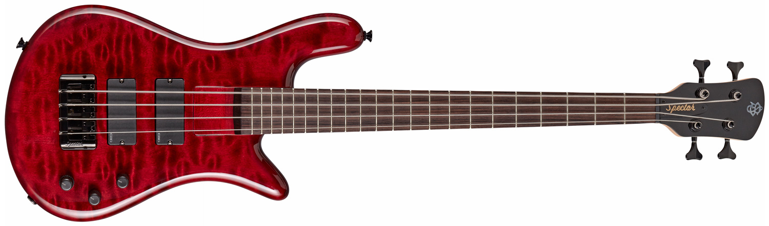 black cherry gloss Spector Bass Euro Bantam 4