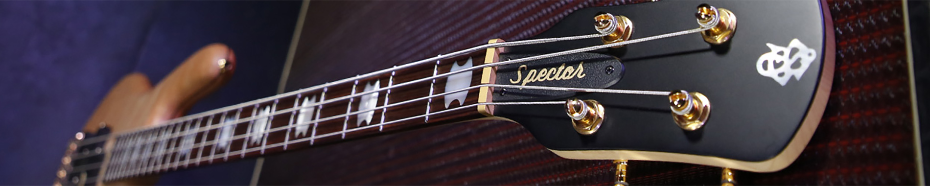 headstock of Spector bass
