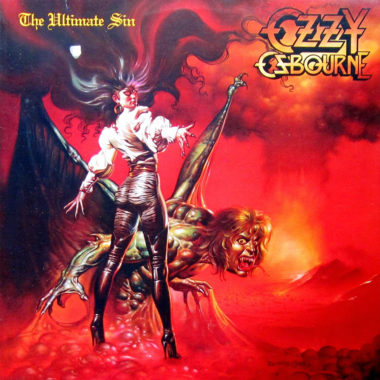 Ozzy Ozbourne The Ultimate Sin album cover