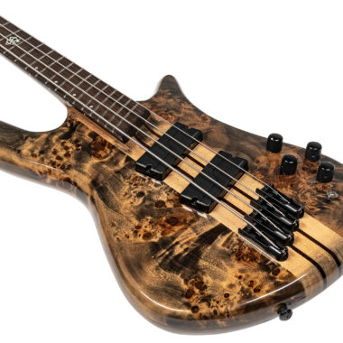 body of brown Spector bass