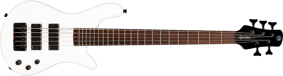 Bantam 5 WH electric bass front