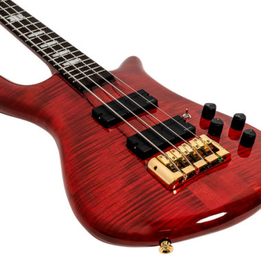 Euro4 LT Rudy Sarzo electric bass close up of body