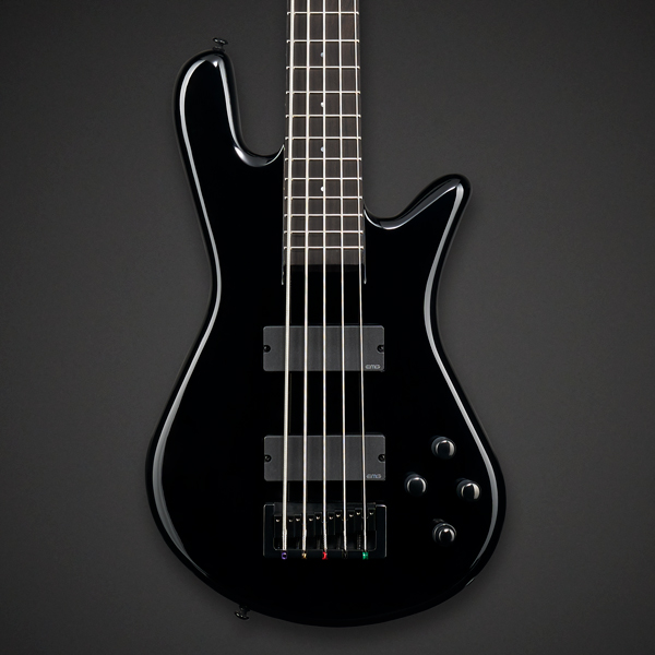 Basse Electrique 5 Cordes Spector NSETHOS5-BK - NS Ethos HP 5 - Solid Black  Gloss