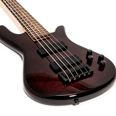Spector red and black LEGEND5 cls electric bass