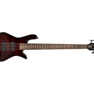 Spector black and red Legend cls Main 4 electric bass
